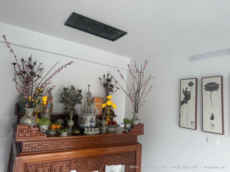 Bàn thờ cửu huyền thất tổ - Chế tác bởi Nghệ nhân Sơn Vũ